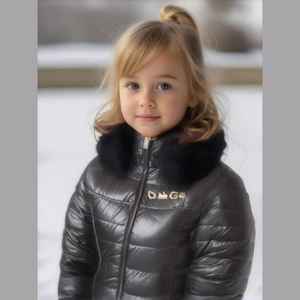 Girl’s Bebe Jacket, Size L, (14)Black